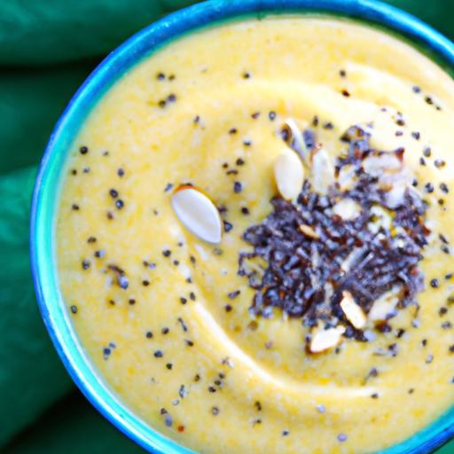 Energize Your Day with a Creamy Vanilla Pumpkin Seed Smoothie
