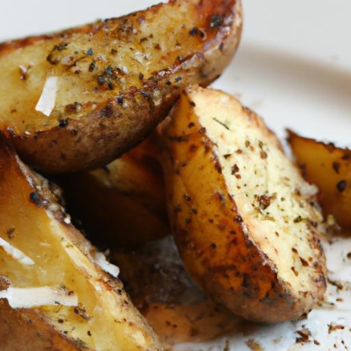 Crispy Baked Garlic Parmesan Potato Wedges Made Easy