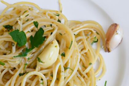 Spaghetti Aglio e Olio: Garlic, Oil & a Kick of Heat