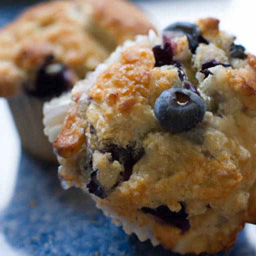Bursting Blueberry Muffins with Crunchy Streusel Topping