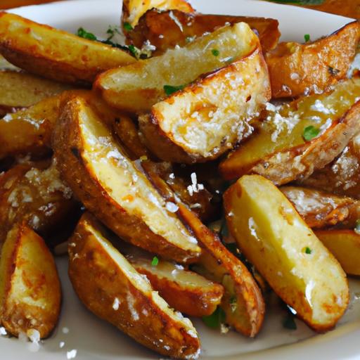 crispy Baked Garlic Parmesan Potato‍ Wedges ⁢Made Easy