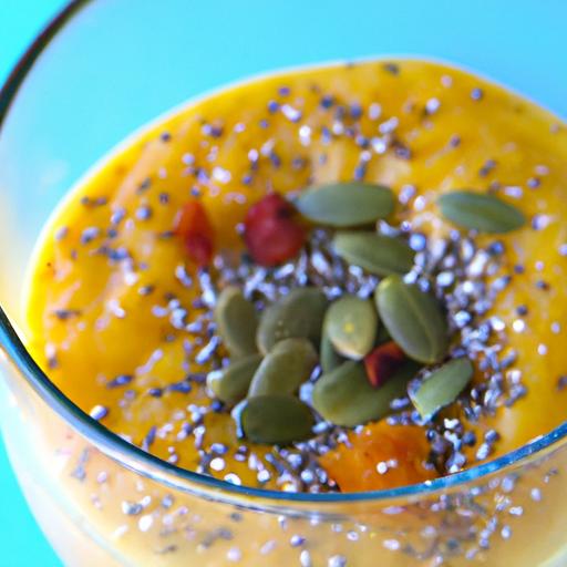 Energize Your Day with a Creamy Vanilla Pumpkin Seed Smoothie