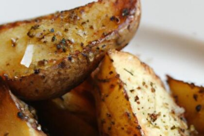Crispy Baked Garlic Parmesan Potato Wedges Made Easy