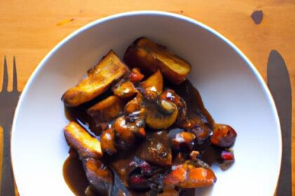 Savor Vegan Poutine: Rich Mushroom Gravy Delight