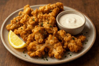 Crispy Battered Oyster Mushrooms