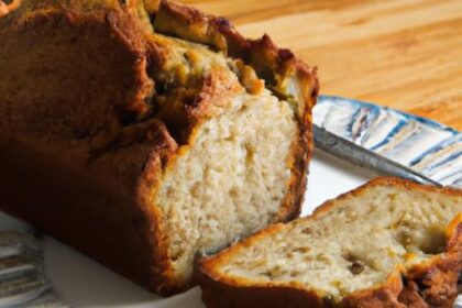 Moist Banana Bread Recipe with Tangy Sour Cream Twist