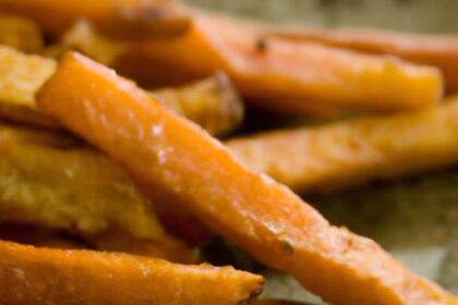 Crispy Sweet Potato Fries: