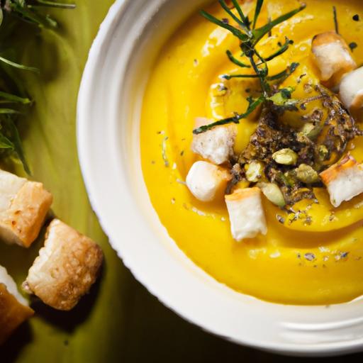 Velvety butternut squash & Coconut Soup: A Creamy Delight