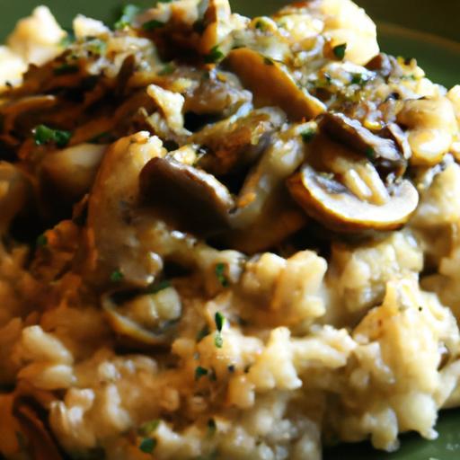 Creamy Vegan Mushroom Risotto: A Plant-Based Delight