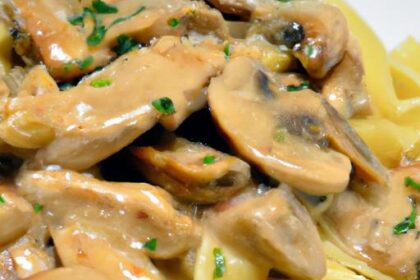Delicious Creamy Chicken & Mushroom Pasta: GFDF Delight