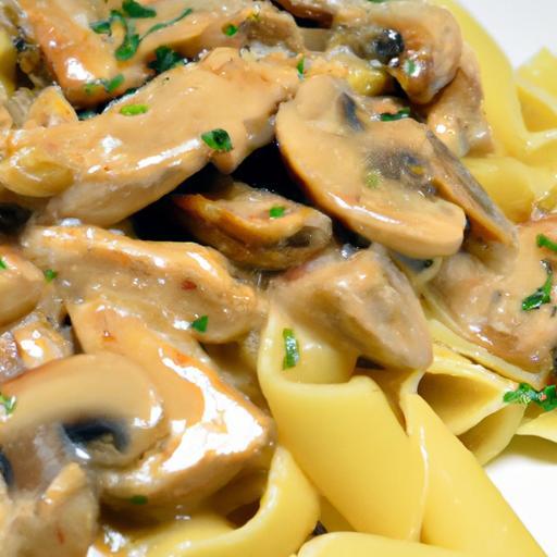 Delicious Creamy Chicken & Mushroom Pasta: GFDF Delight