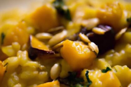 Creamy Vegan Butternut Squash Risotto: Comfort in Every Bite