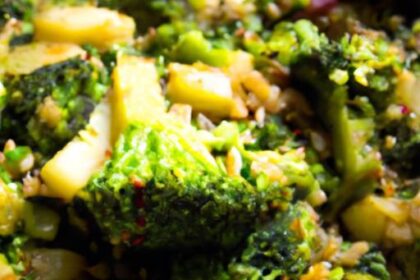 Vibrant Vegan Broccoli Rice Casserole: A Tasty Twist