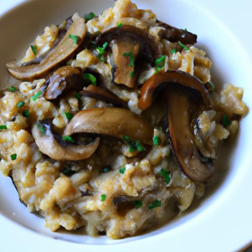 Creamy Vegan Mushroom Risotto: A Plant-Based Delight