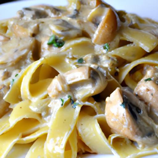Delicious Creamy Chicken & Mushroom Pasta: GFDF Delight