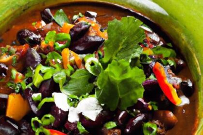 Fiery Flavor Unleashed: The Ultimate Spicy Black Bean Chili