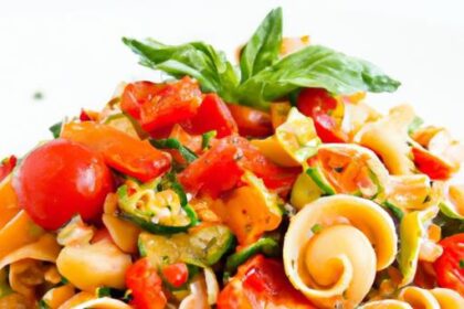 Vibrant Gluten-Free Pasta with Fresh Garden Vegetables