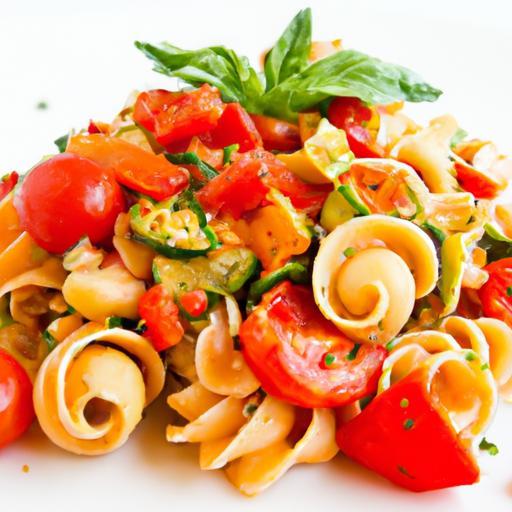 Vibrant Gluten-Free Pasta with Fresh Garden Vegetables