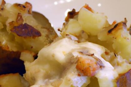 Twice-Baked Vegan Potatoes: Creamy, Crispy, Plant-Powered!