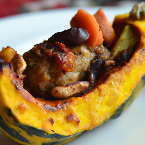 Harvest Delight: Vegan Stuffed Acorn Squash Recipe Revealed