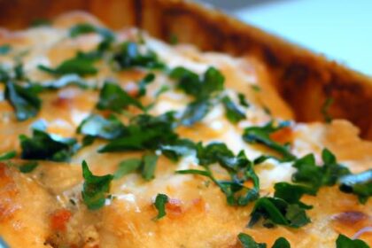 Guilt-Free Low-Carb Chicken Parmesan Bake Without Breading