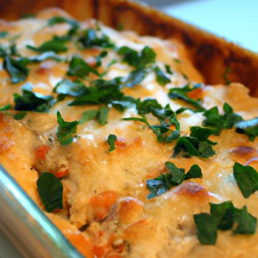 Guilt-Free Low-Carb Chicken Parmesan Bake Without Breading