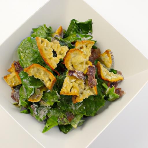 Crunchy Keto croutons: Salad's Low-Carb Game Changer