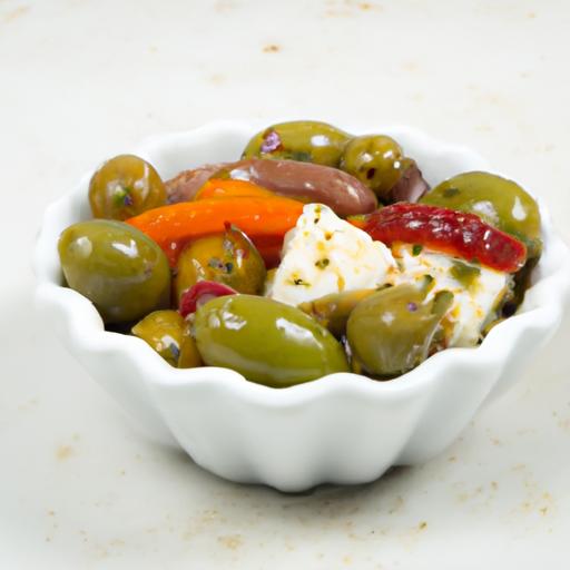 Savory Bites: the Perfect Pairing of Olives and Cheese Cubes