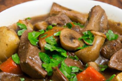 Hearty Vegan “Beef” Stew with Mushrooms: A Plant-Powered Classic