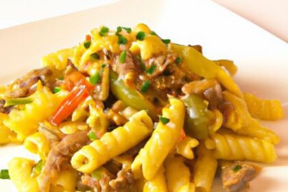 Gluten-Free Cheeseburger Pasta with Savory Beef Twist