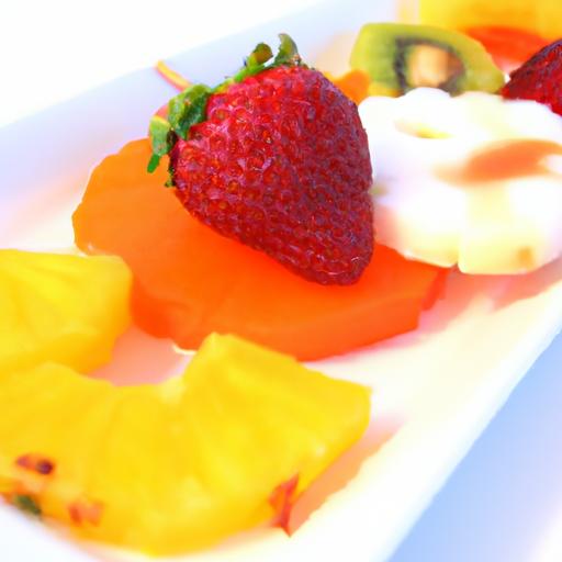 Fresh & Fruity: Delightful Skewers with Creamy Yogurt Dip