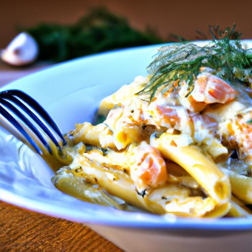 Gluten-Free Delight: creamy Dill & Salmon Pasta Recipe