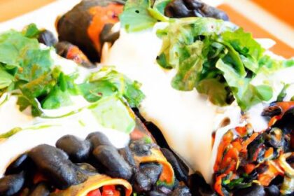 Savory Black Bean & Spinach Enchiladas: A Flavorful Twist