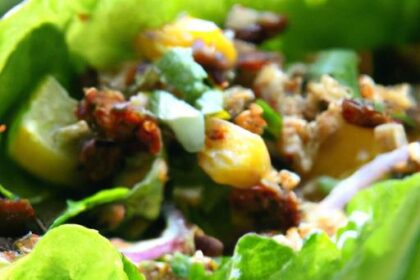 Power-Packed Vegan Lettuce Wraps: High-Protein Goodness