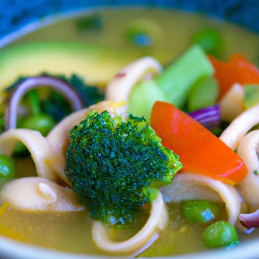 Nourish Your Soul with Hearty Vegetable Noodle Soup Delight