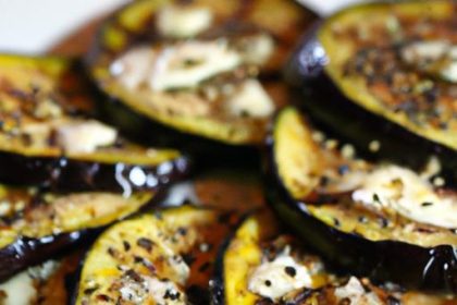 Eggplant Slices: The Perfect Base for Mini Pizzas Delight