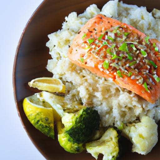 Fresh & Fast: Salmon Bowls with Flavorful Cauliflower Rice