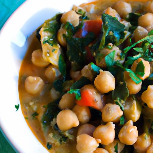 Wholesome Chickpea & spinach Curry: A ⁤Nutritious Delight