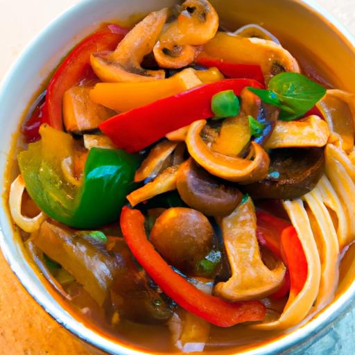 Nourish Your Soul with Hearty ⁣Vegetable Noodle Soup Delight