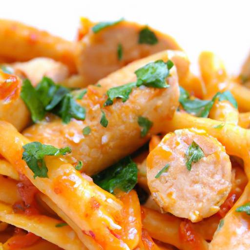 Delicious Gluten-Free Pasta with Savory Chicken Sausage