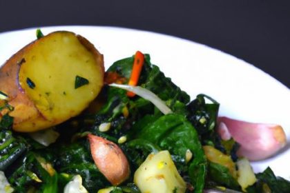 Saag Aloo Vegan Delight: Nutritious Spinach & Potato Bliss